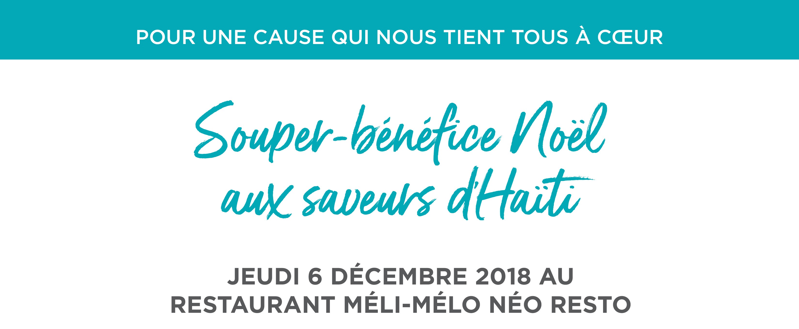 Souper bénéfice de Noël aux saveurs d’Haïti
